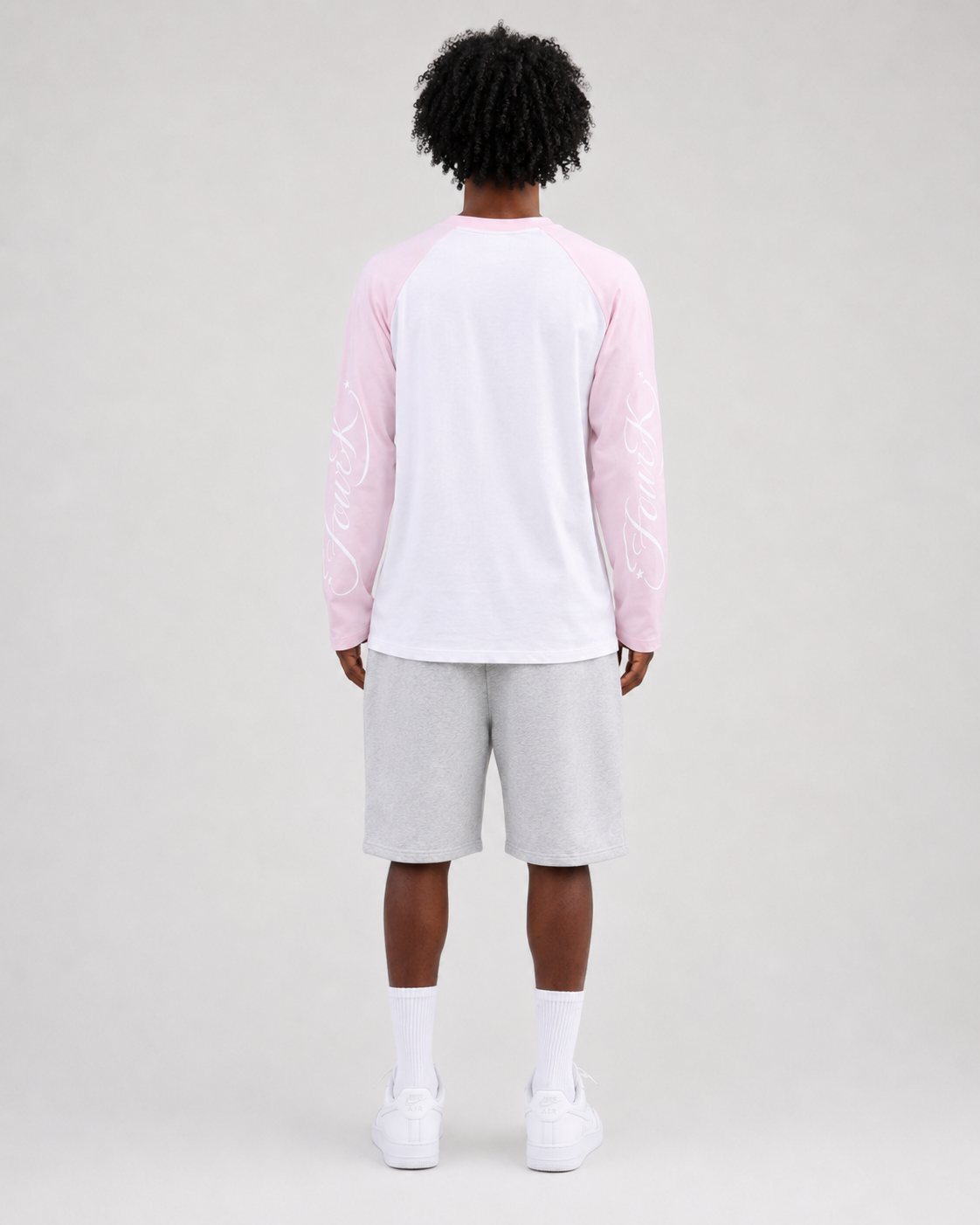 FourK Signature Cropped Longsleeve – Pink