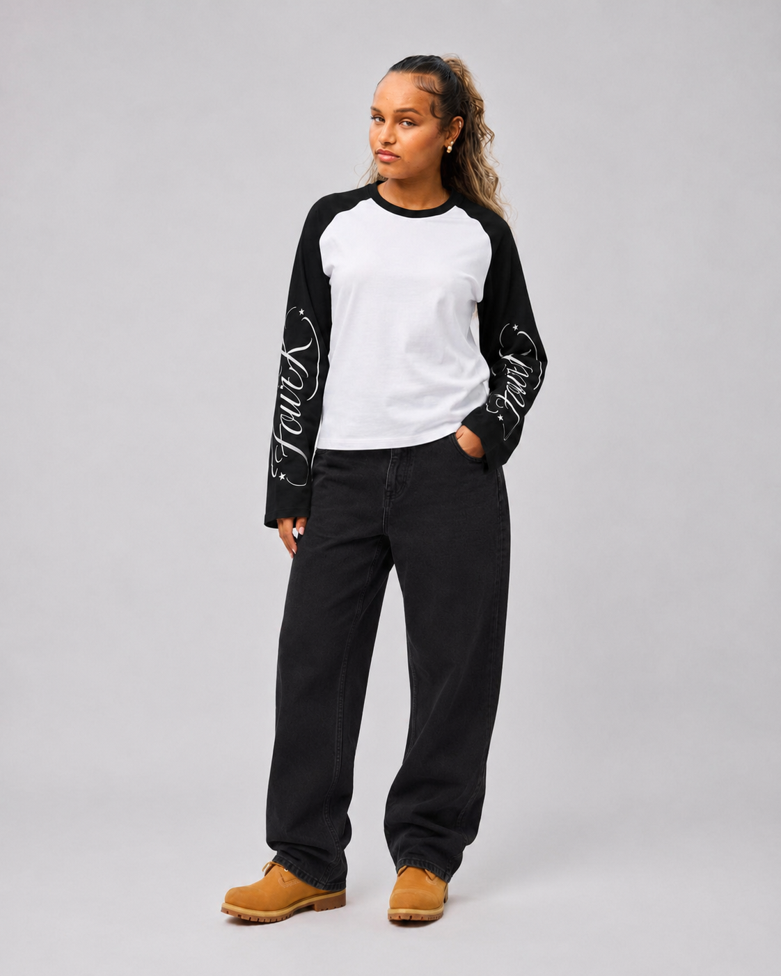 FourK Signature Cropped Longsleeve